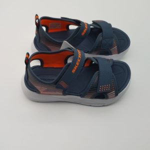 SKECHERS NIÑOS MICROSPEC-SPLASH COLOR NAVI
